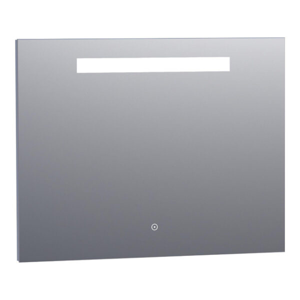 Saniclass Spiegel - 90x70cm - verlichting - aluminium 38881s