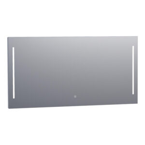 Saniclass spiegel Deline - 140x70cm - verlichting - aluminium 3896s