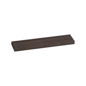 saniclass wastafelblad eiken opgedikt 180x50x10cm zonder kraangat hout black oak sw371961