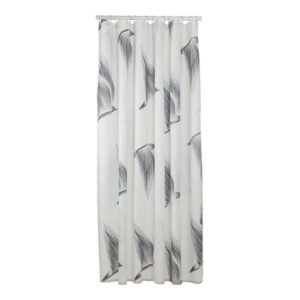 Sealskin Birds Douchegordijn 180x200 cm Polyester Zwart / Wit 800141