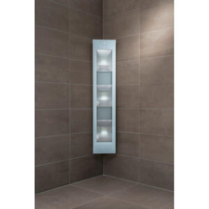 Sunshower Combi White UV- en infrarood opbouwapparaat 29x144x22.8cm full body 2000watt wit/aluminium 80052