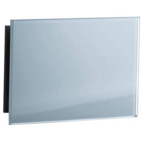 sunshower ventilatierooster 15x9cm voor pure en pure xl en deluxe glas organic grey sw500107