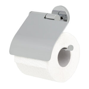 Tiger Noon Toiletrolhouder met klep Chroom 13.2x13.5x4.1cm 1321630346