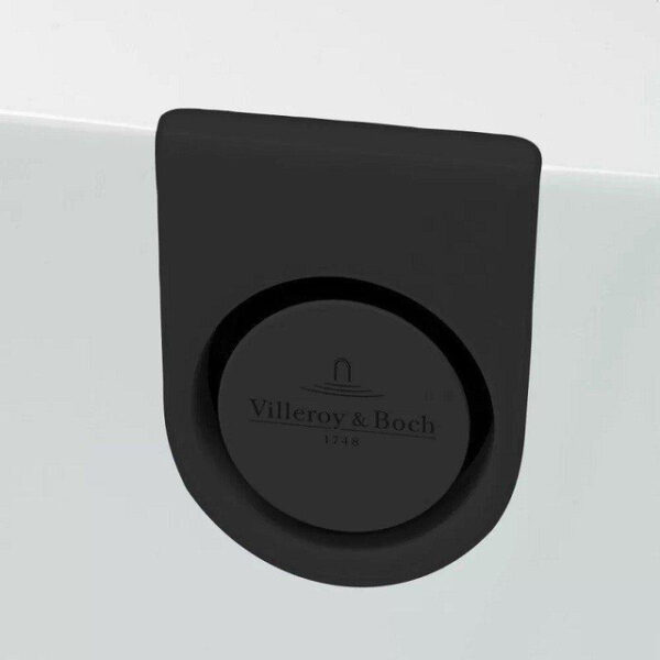 villeroy boch badwaste met toevoer voor oberon 2.0 black matt sw693633