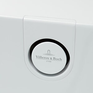 villeroy boch badwaste met toevoer voor oberon 2.0 stone white sw693637