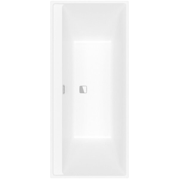 Villeroy & Boch Collaro bad 170x75cm chroom - stone white UBA170COR2DV-RW