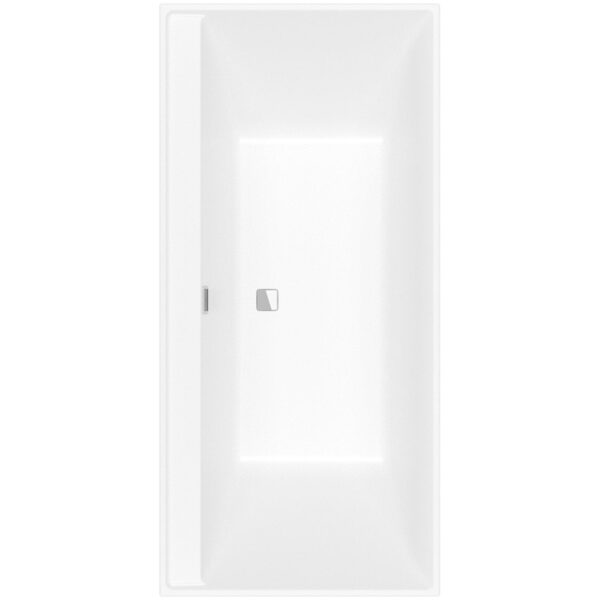 Villeroy & Boch Collaro bad 190x90cm chroom - stone white UBA199COR2DV-RW