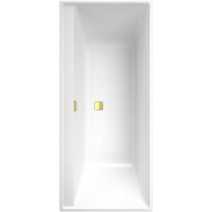 Villeroy & Boch Collaro bad rechthoek 170x75cm met badwaste gold white UBA170COR2JV-01