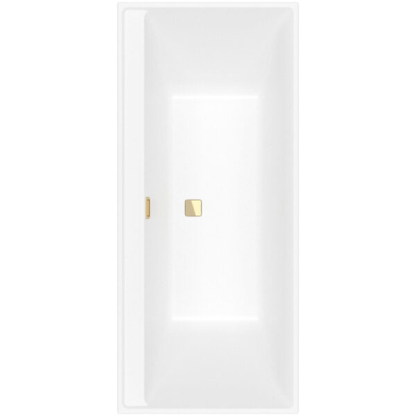 Villeroy & Boch Collaro bad rechthoek 170x75cm met badwaste stone white UBA170COR2JV-RW