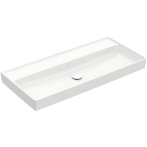 Villeroy & Boch Collaro meubelwastafel 100x47cm zonder overloop zonder kraangaten ceramic+ wit 4A33A3R1