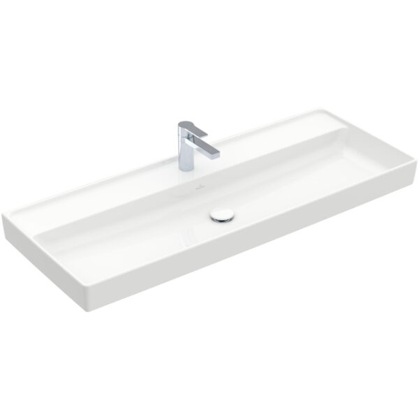 Villeroy & Boch Collaro meubelwastafel 120x47cm zonder overloop 1 kraangat wit 4A33C201