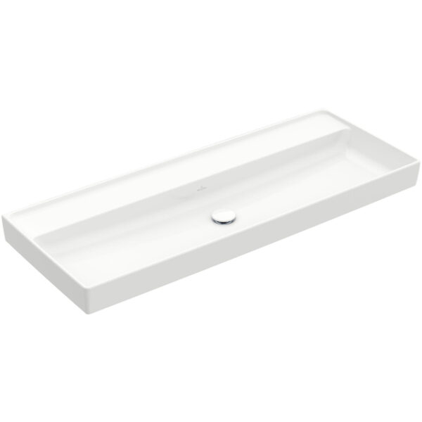 Villeroy & Boch Collaro meubelwastafel 120x47cm zonder overloop zonder kraangaten wit alpin 4A33C301