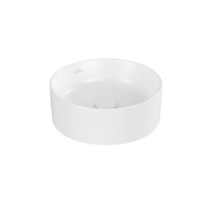 Villeroy & Boch Collaro opzetwastafell rond Ø40cm zonder overloop zonder kraangat ceramic+ stone white 4A1840RW