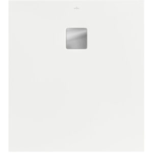 Villeroy & Boch Excello douchevloer 90x100cm polyurethaan/acryl Stone White UDA1090EXC2V-RW