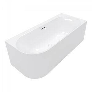 Villeroy & Boch Loop & friends hoekbad - 170x75cm - hoek rechts - acryl Stone white mat UBA170LOF9CR00V-RW