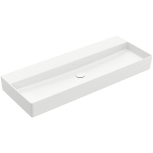 villeroy boch memento 2.0 wastafel 1200x470mm stone white sw479702