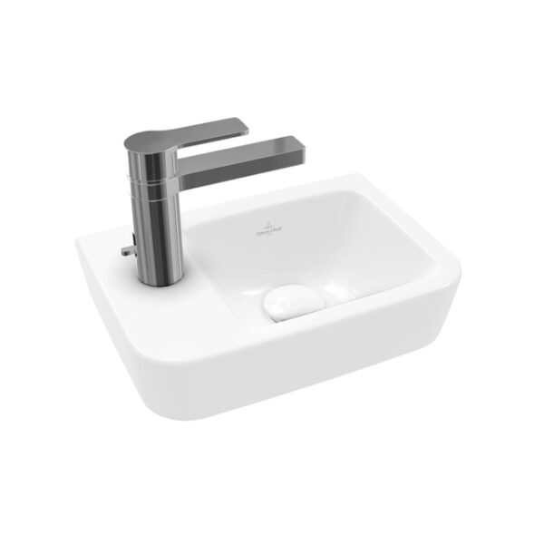 villeroy boch o.novo fontein 36x25cm 1 kraangat links zonder overloop ceramic wit sw448502