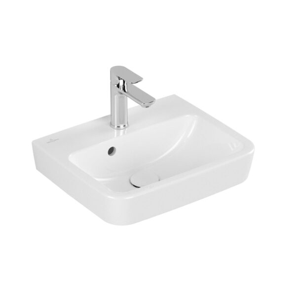 villeroy boch o.novo fontein 45x37cm m.1 kraangat met overloop wit sw448466