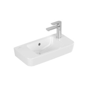 villeroy boch o.novo fontein 50x25cm m.1 kraangat met overloop ceramic wit sw448396