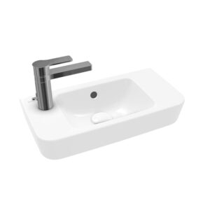 Villeroy & Boch O.novo fontein 50x25cm m.1 kraangat zonder overloop wit 4342L501