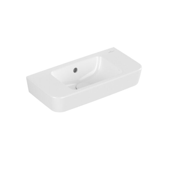 villeroy boch o.novo fontein 50x25cm zonder kraangat met overloop wit sw448496