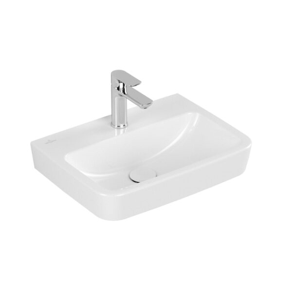 Villeroy & Boch O.novo fontein 50x37cm m.1 kraangat met overloop wit 43445001