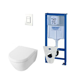 villeroy boch subway 2.0 directflush toiletset luxe softclose grohe reservoir bedieningsplaat wit sw791676