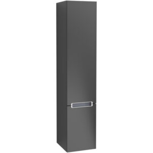 Villeroy & Boch Subway 2.0 kast hoog 350x1650x370mm linksdraaiend black matt A70900PD