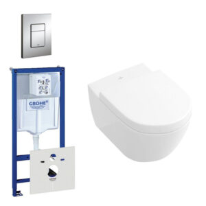 Villeroy & Boch Subway 2.0 compact toiletset bestaande uit inbouwreservoir