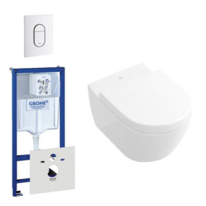 Villeroy & Boch Subway 2.0 toiletset bestaande uit inbouwreservoir