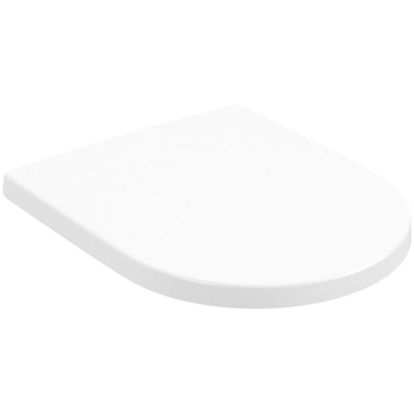 Villeroy & Boch Subway 3.0 closetzitting met softclose en quickrelease Mat Stone White 8M42S1RW