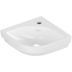 Villeroy & Boch Subway 3.0 hoekfontein 32cm 1 kraangat zonder overloop Ceramic+ stone white 437146RW