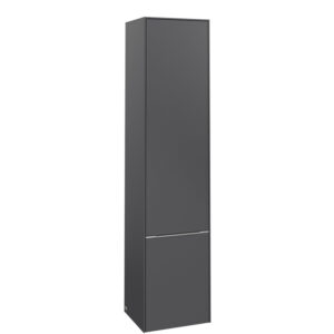 villeroy boch subway 3.0 kast hoog 171x40cm 2 deur 1 schap rechts graphite sw641511