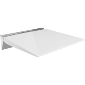 villeroy boch vicare douchez. opklapb. softclose functie aluminium wit sw490005