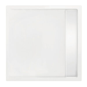 Xenz easy tray douchevloer 80x80x5cm rechthoek acryl wit 6952-01