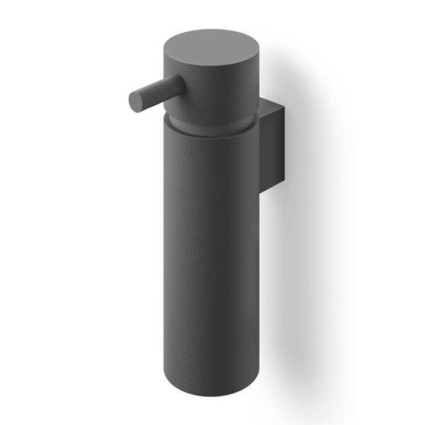 Zack Manola wand lotiondispenser 5x16.5cm RVS zwart 40558