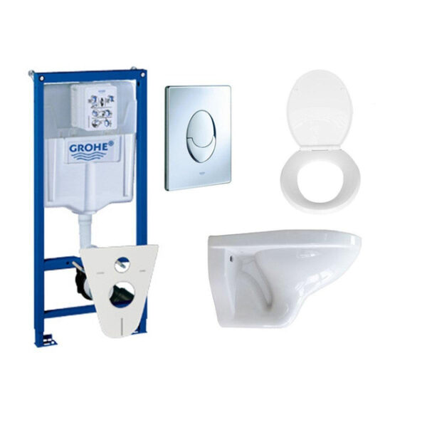 Adema Classic toiletset compleet met inbouwreservoir