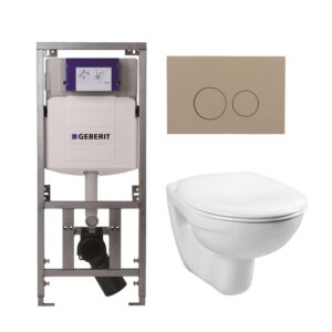 Adema Classico toiletset bestaande uit inbouwreservoir en toiletpot