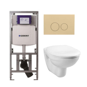 Adema Classico toiletset bestaande uit inbouwreservoir en toiletpot