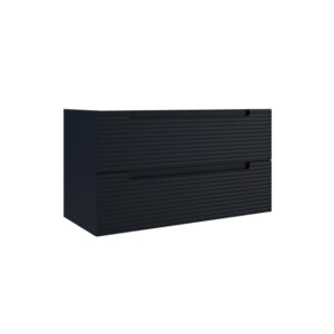 Adema Prime Balance Wastafelonderkast - 100x55x44.9cm - 2 lades - Geintegreerde greep - MDF - mat marine blauw 88176