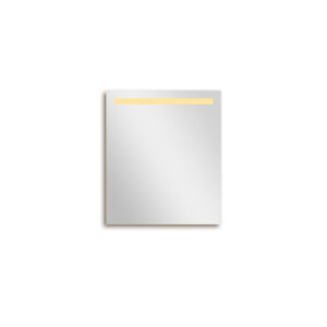 Adema Squared 2.0 badkamerspiegel 60x70cm met bovenverlichting LED met sensor schakelaar SW10-60