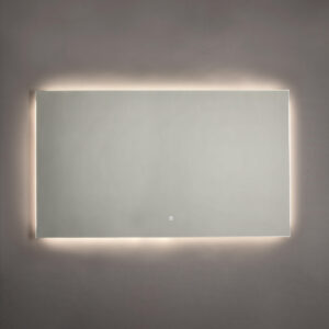 Adema Squared Badkamerspiegel - 120x70cm - indirecte LED verlichting - touch schakelaar - spiegelverwarming JG2112-12070