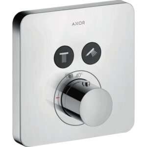 AXOR Showerselect afdekset thermostaat met stopkraan voor 2 functies chroom 36707000