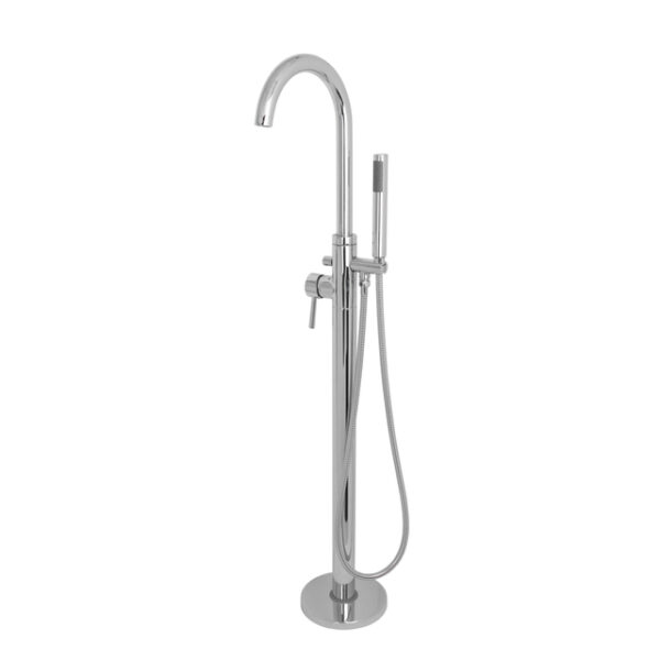 Best Design Class badkraan vrijstaand 121cm met handdouche messing chroom 3804510