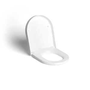 Clou First toiletzitting met deksel 36x4.8cm soft close en quick release Wit CL/04.06030