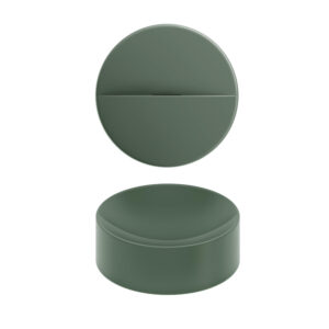 Clou Vale fontein 22cm Keramiek rond zonder kranenbank mat pijnboom groen CL/03.42164