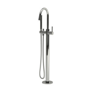 Clou XO vrijstaande badmengkraan met handdouche type 1 chroom CL/06.04001.29