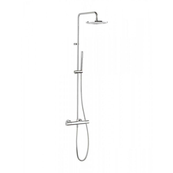 Crosswater Design regendouche met handdouche en thermostatische kraan chroom RM530WC+