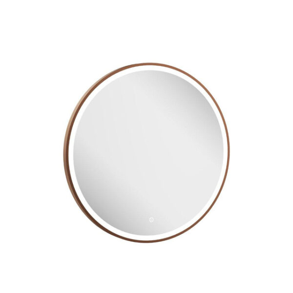 Crosswater Infinity Spiegel - met verlichting - rond - 70cm - geborsteld brons IF_MIRROR70BZ