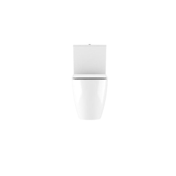 Crosswater KAI X Compact duobloktoilet zonder reservoir met afvoerbocht 37x62x39.5cm keramiek wit KL6205CW